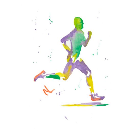 Running Man - Unframed