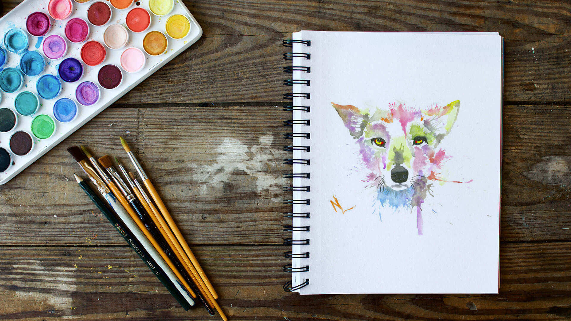 Nick Love Watercolour