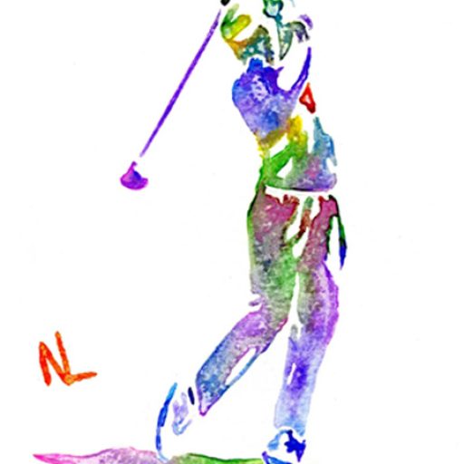 Golf Dad - Unframed Portrait