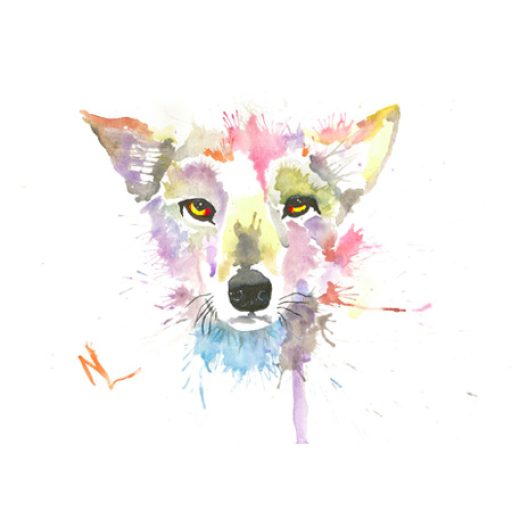 Young Wolf - Unframed